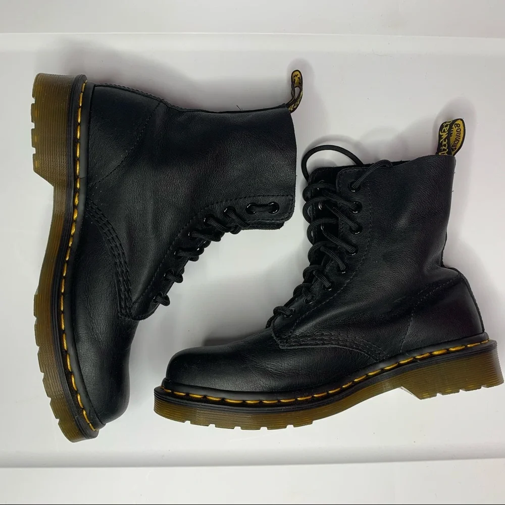 1460 WOMEN'S PASCAL VIRGINIA LEATHER BOOTS - Picture 3 of 7